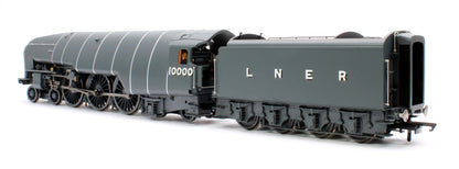 W1 Class 4-6-4 LNER 'Hush Hush' No.10000 (with Steam Generator) Steam Locomotive - DCC Sound & Smoke