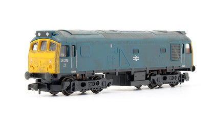 Pre-Owned Class 25/3 Diesel 25279 BR Blue Locomotive - Custom Weathered