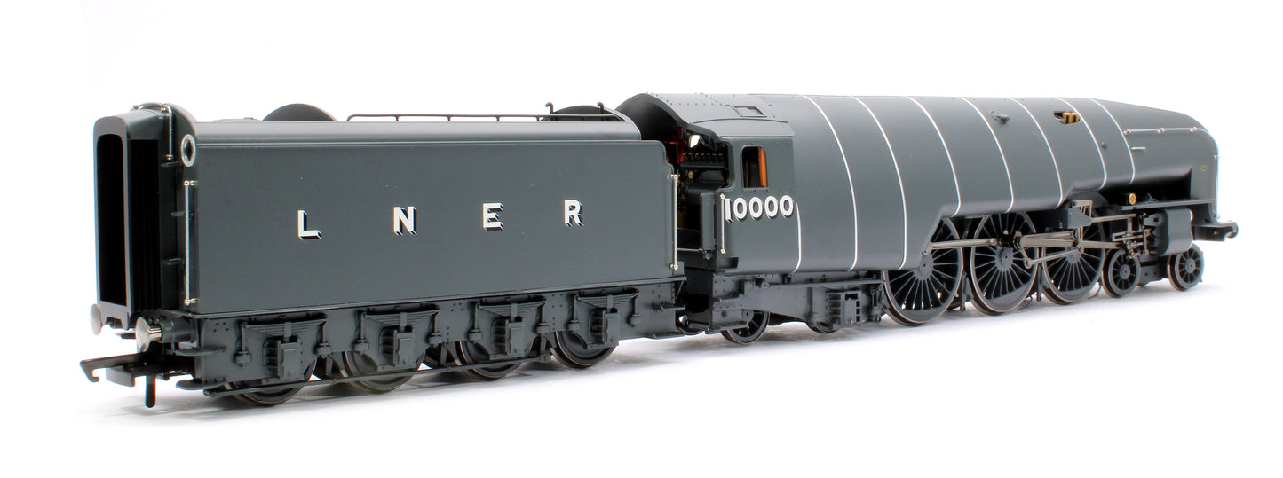 W1 Class 4-6-4 LNER 'Hush Hush' No.10000 (with Steam Generator) Steam Locomotive - DCC Sound & Smoke