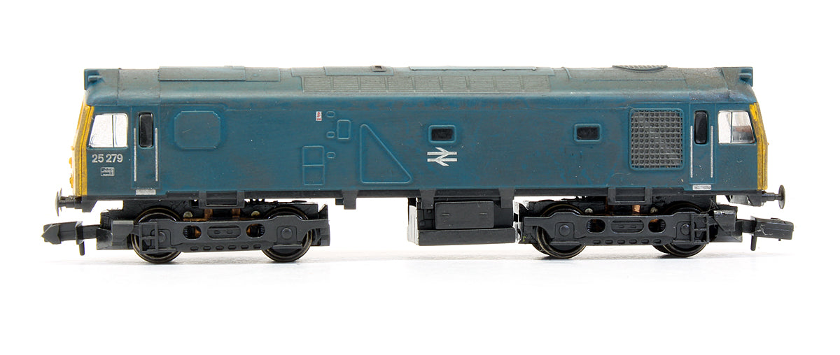 Pre-Owned Class 25/3 Diesel 25279 BR Blue Locomotive - Custom Weathered