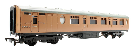 Pre-Owned 34-427 63' LNER Thompson Composite Brake Coach Post War Brown '1442'