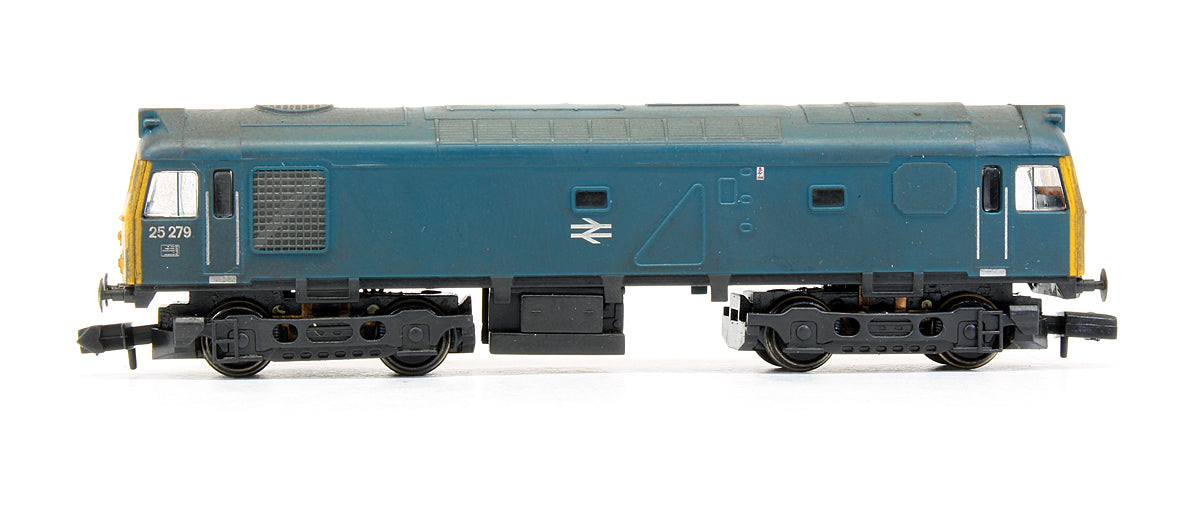 Pre-Owned Class 25/3 Diesel 25279 BR Blue Locomotive - Custom Weathered