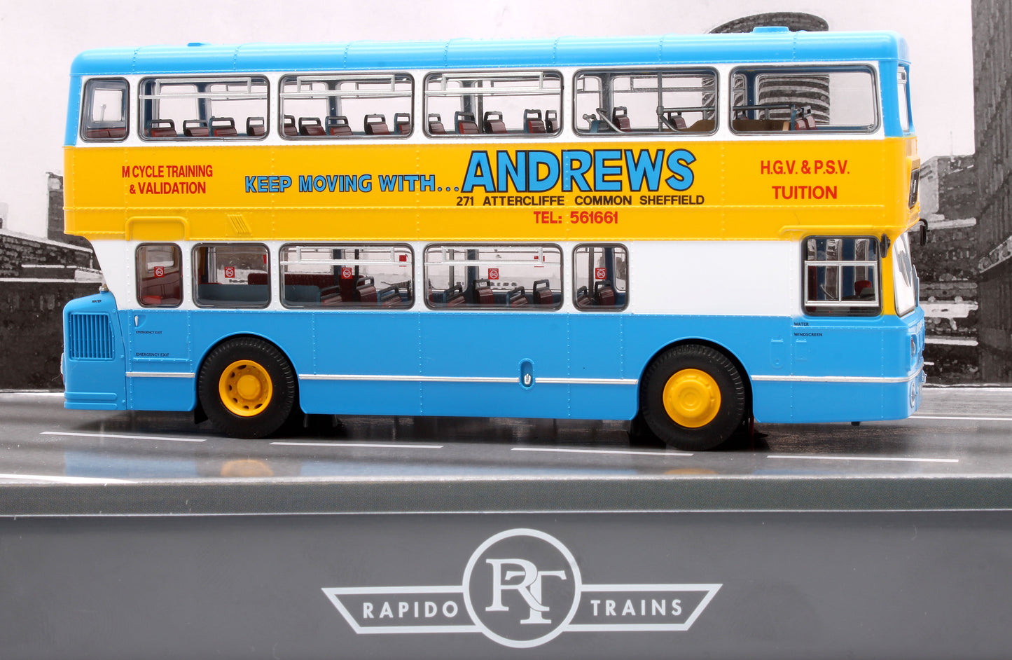 Leyland Fleetline NOC476R 'Little John', Route 42 City Centre, Andrews of Sheffield livery