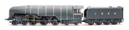 Pre-Owned W1 Class 4-6-4 LNER 'Hush Hush' No.10000 (with Steam Generator) Steam Locomotive - DCC Sound & Smoke