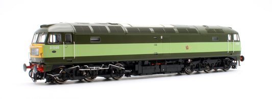 CM-D1500-TTGreen-SFW Highly Detailed Premium Weathered Class 47 BR Two Tone Green No.D1500 Diesel Locomotive - DCC Sound