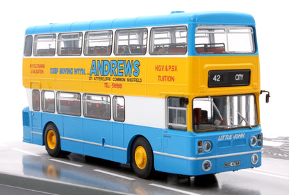 Leyland Fleetline NOC476R 'Little John', Route 42 City Centre, Andrews of Sheffield livery