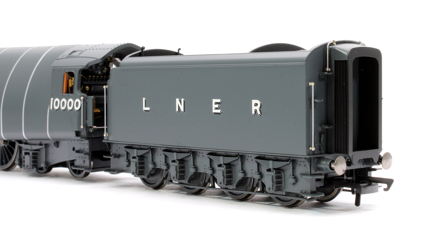 W1 Class 4-6-4 LNER 'Hush Hush' No.10000 (with Steam Generator) Steam Locomotive - DCC Sound & Smoke