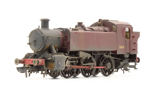 Pre-Owned BR 15xx Pannier Tank - 1509 NCB Maroon - Steam Tank Locomotive - DCC Sound & Custom Weathered