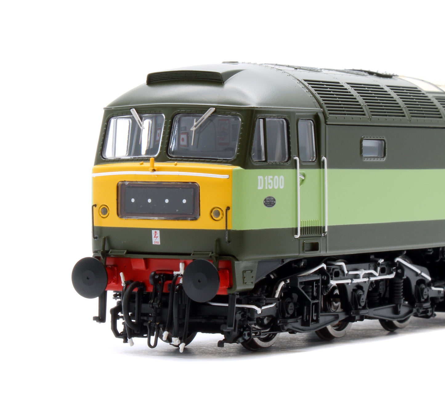 CM-D1500-TTGreen-SFW Highly Detailed Premium Weathered Class 47 BR Two Tone Green No.D1500 Diesel Locomotive - DCC Sound