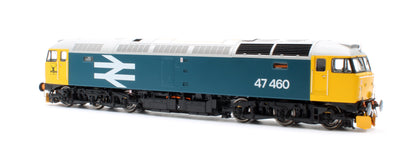 CM-47460-LL-SF Class 47 BR Blue Large Logo No.47460 Diesel Locomotive - DCC Sound