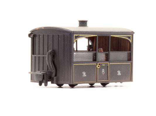 Pre-Owned Ffestiniog 'Bug Box' Zoo Car Coach, FR Victorian Plum & Cream - Custom Weathered