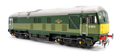 Class 24/0 BR Two-Tone Green D5072 (Small Yellow Panels) Diesel Locomotive