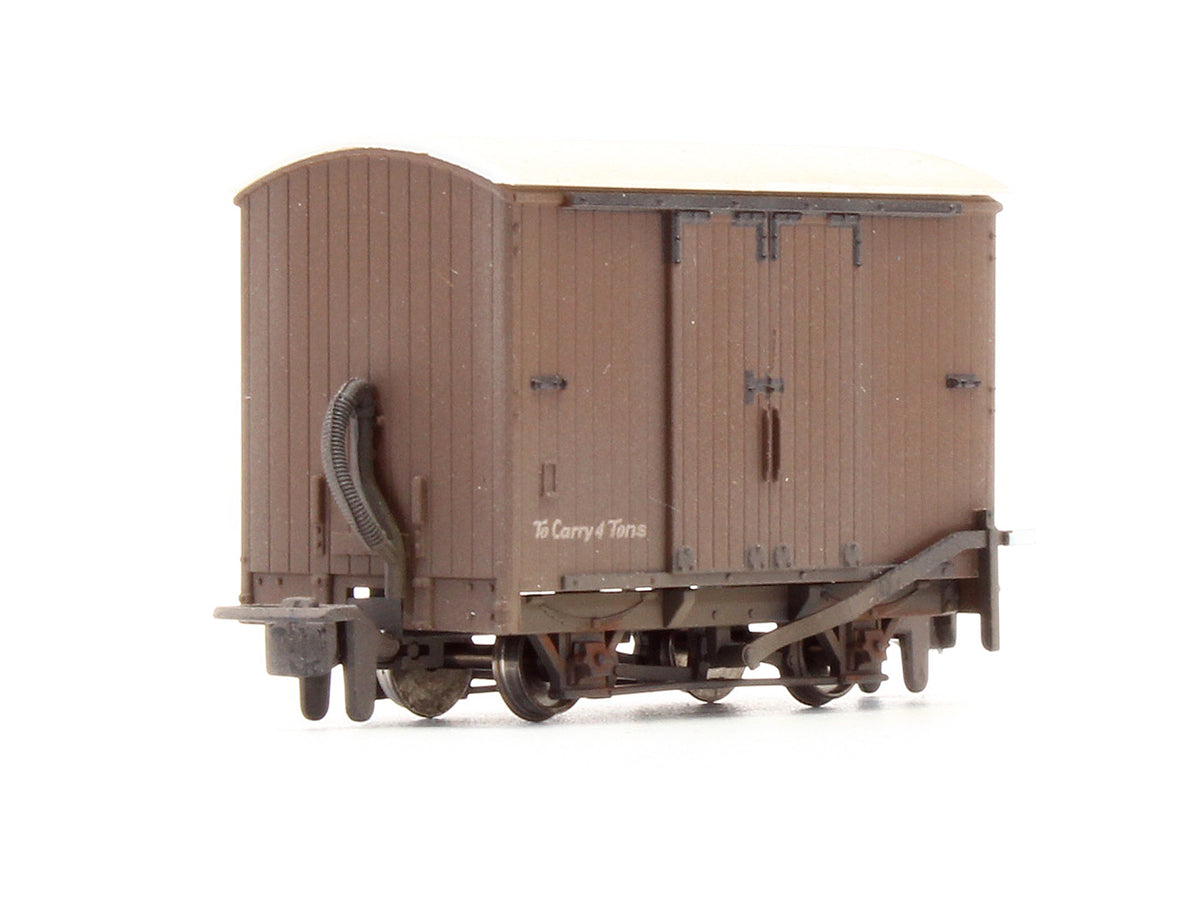 Pre-Owned Box Van, Brown Unlettered - Custom Weathered