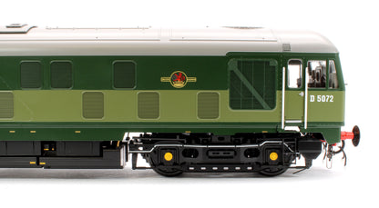Class 24/0 BR Two-Tone Green D5072 (Small Yellow Panels) Diesel Locomotive