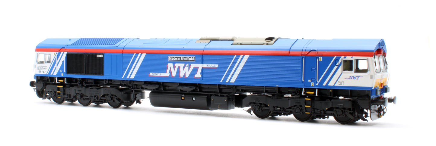 ACC3475-DCC Class 66 GBRF (Newell and Wright) No.66747 Diesel Locomotive - DCC Sound