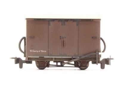 Pre-Owned Box Van, Brown Unlettered - Custom Weathered