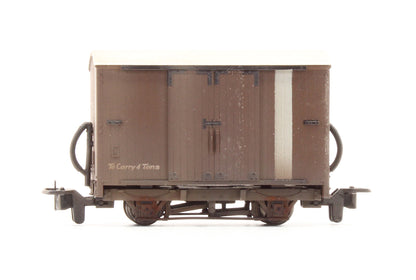 Pre-Owned Box Van, Brown Unlettered - Custom Weathered