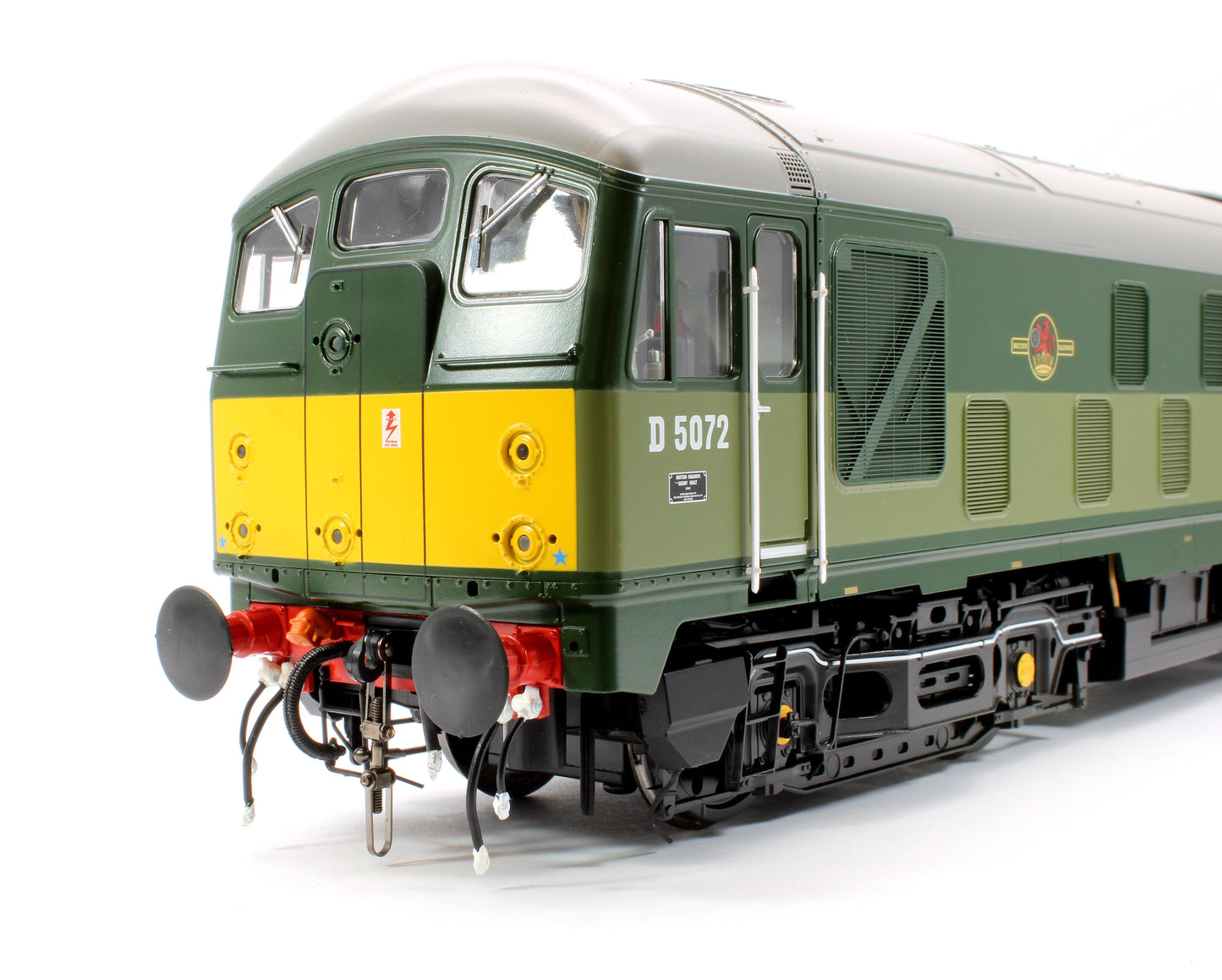 Class 24/0 BR Two-Tone Green D5072 (Small Yellow Panels) Diesel Locomotive