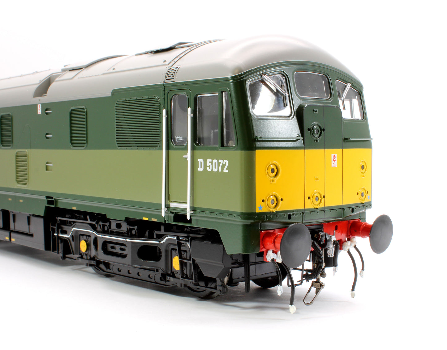 Class 24/0 BR Two-Tone Green D5072 (Small Yellow Panels) Diesel Locomotive