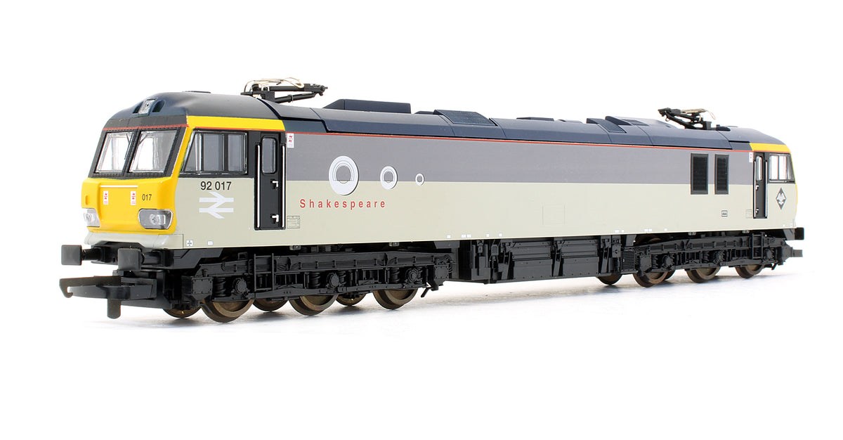 Pre-Owned Triple Grey Class 92017 'Shakespeare' Electric Locomotive