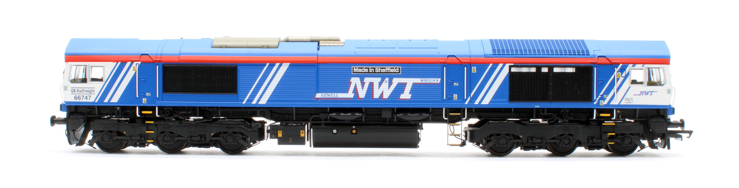 ACC3475-DCC Class 66 GBRF (Newell and Wright) No.66747 Diesel Locomotive - DCC Sound
