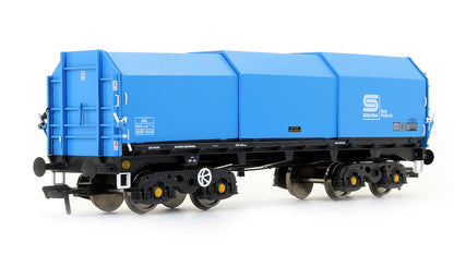 Pre-Owned ACC2121-BSC-2 JSA Bogie Covered Steel Wagon Twin Pack - British Steel 2 - BSSP 4036, BSSP 4048