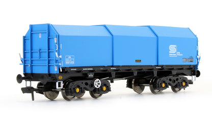 Pre-Owned ACC2121-BSC-2 JSA Bogie Covered Steel Wagon Twin Pack - British Steel 2 - BSSP 4036, BSSP 4048