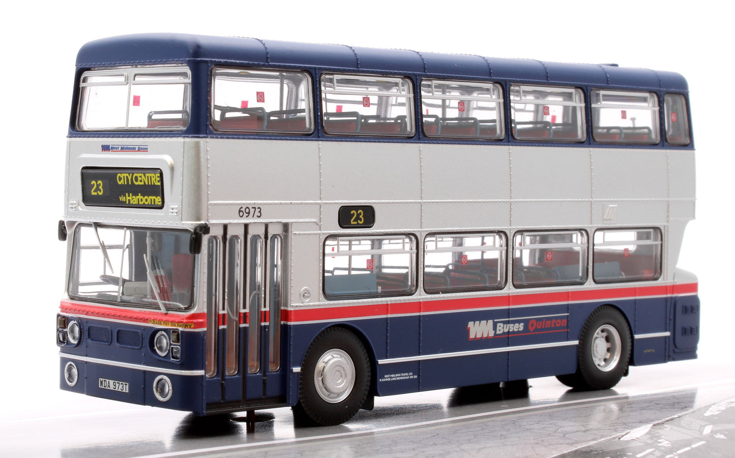 Leyland Fleetline DA973T, Route 23 City Centre, West Midlands Buses Quinton livery