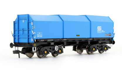 Pre-Owned JSA Bogie Covered Steel Wagon Twin Pack - British Steel 1 - BSSP 4025, BSSP 4032