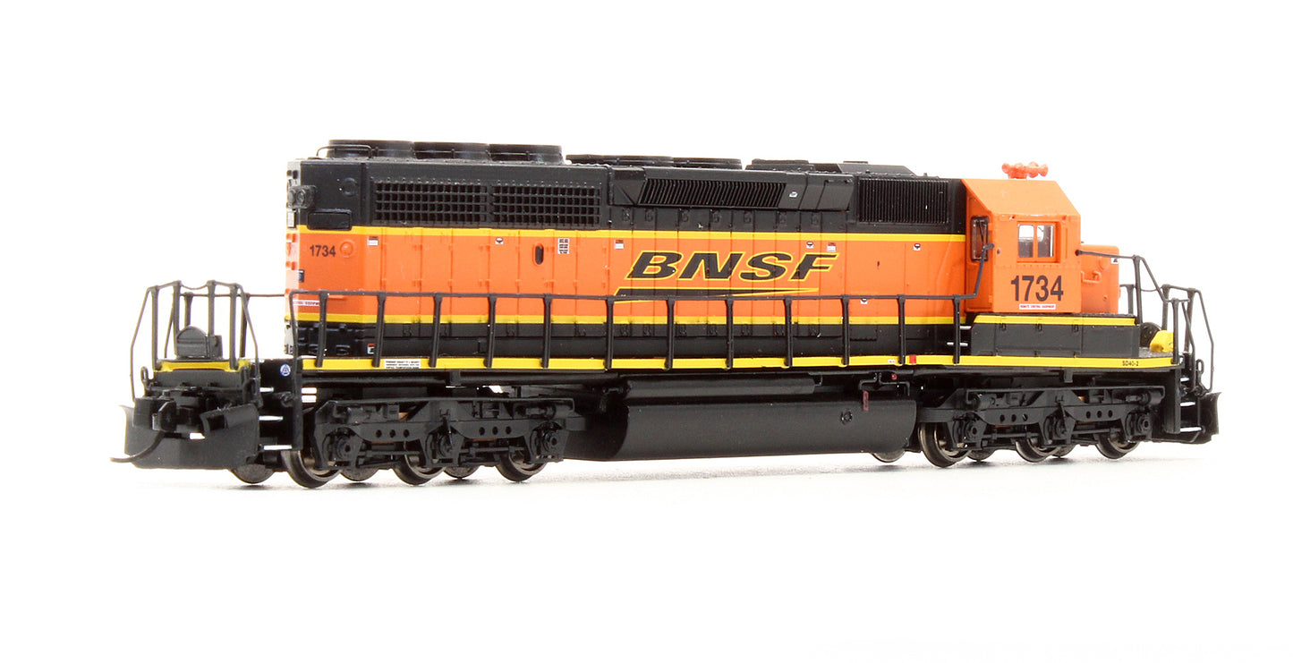 Pre-Owned EMD SD40-2 BNSF Diesel Locomotive - Road #1734 - DCC Sound