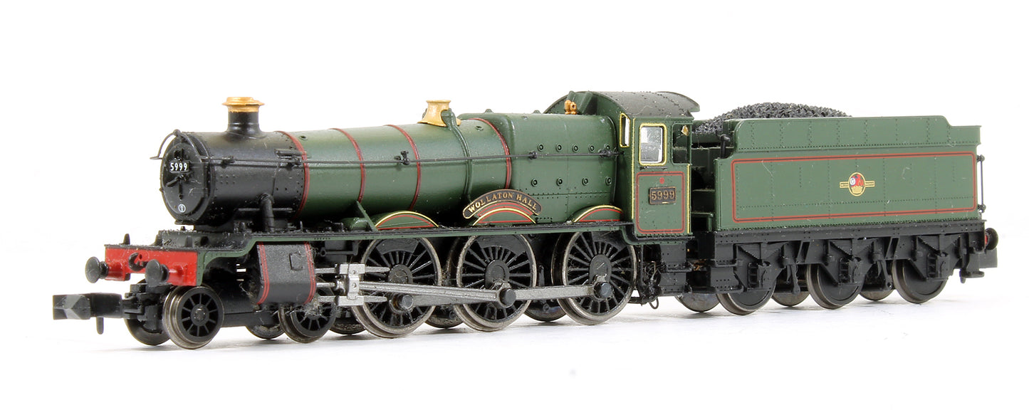 Pre-Owned Hall Class 5999 'Wollaton Hall' BR Lined Green Late Crest Steam Locomotive
