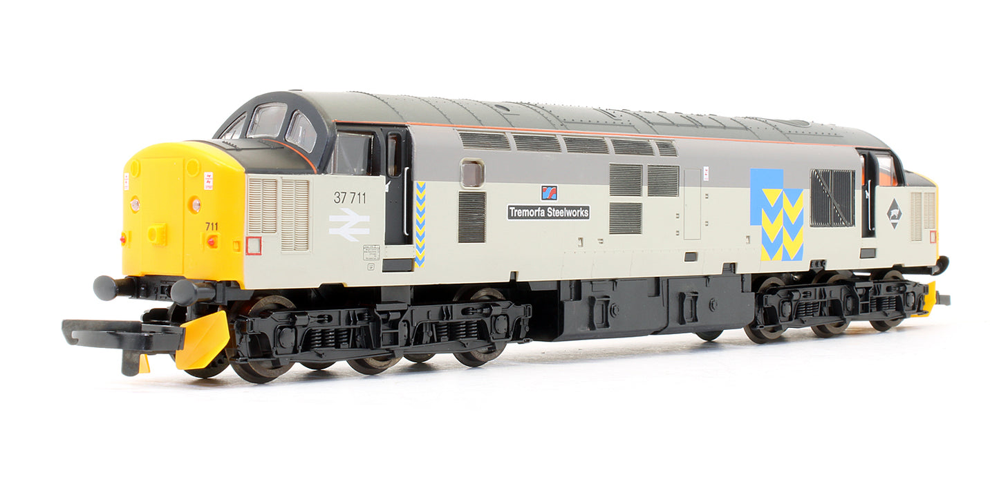 Pre-Owned Metals Sector Class 37711 'Tremorfa Steelworks & Class 37712 'The Cardiff Rod Mill' Diesel Locomotive Twin Set - Limited Edition