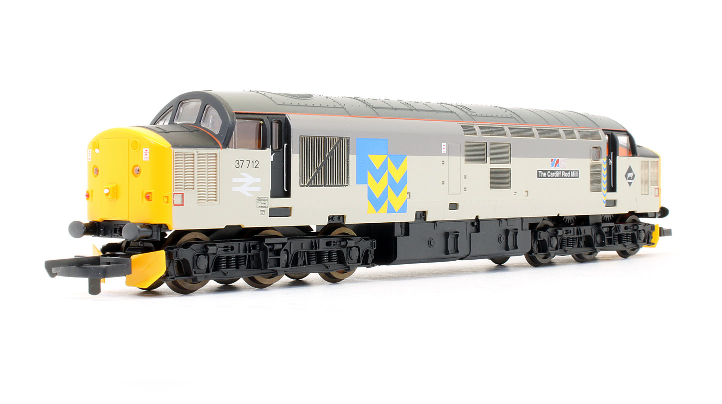 Pre-Owned Metals Sector Class 37711 'Tremorfa Steelworks & Class 37712 'The Cardiff Rod Mill' Diesel Locomotive Twin Set - Limited Edition