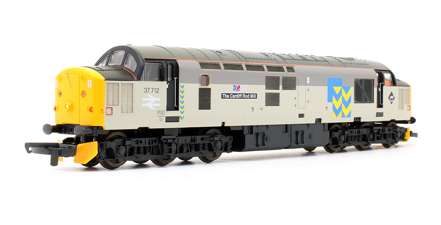 Pre-Owned Metals Sector Class 37711 'Tremorfa Steelworks & Class 37712 'The Cardiff Rod Mill' Diesel Locomotive Twin Set - Limited Edition