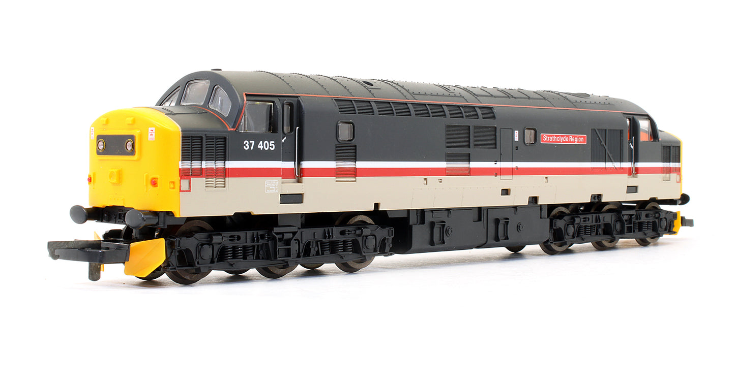 Pre-Owned Mainline Class 37405 'Strathclyde Region' & Class 37417 'Highland Region' Diesel Locomotive Twin Set - Limited Edition