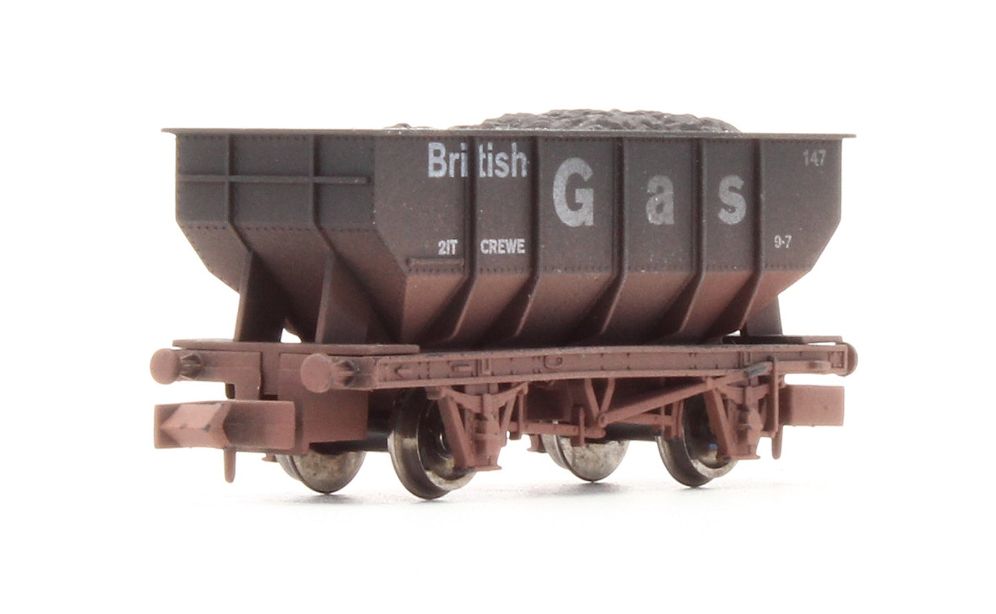 Pre-Owned British Gas 21T Hopper Wagon No.147 - Weathered
