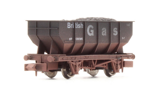 Pre-Owned British Gas 21T Hopper Wagon No.147 - Weathered