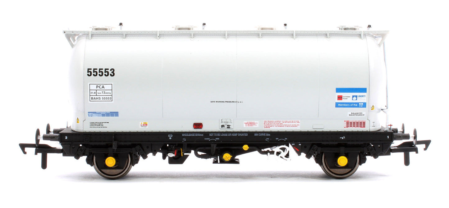 Pack of 4 Lochaber Power/Liberty branded PCA tanks (no ladders). No.55553/55554/55555/55560