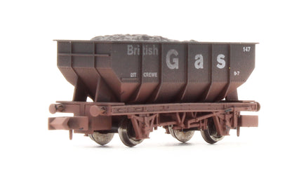 Pre-Owned British Gas 21T Hopper Wagon No.147 - Weathered
