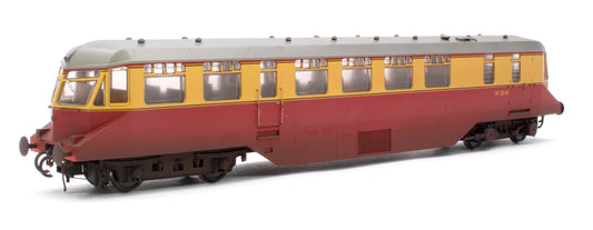 GWR Passenger Railcar BR Crimson/Cream W20W (Grey Roof) Diesel Locomotive - Weathered