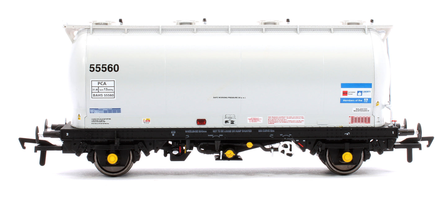 Pack of 4 Lochaber Power/Liberty branded PCA tanks (no ladders). No.55553/55554/55555/55560