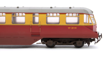 Pre-Owned GWR Passenger Railcar BR Crimson/Cream W20W (Grey Roof) Diesel Locomotive - Weathered