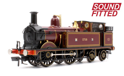 MR 1532 Tank 1718 Midland Railway Crimson Lake Steam Locomotive - DCC Sound