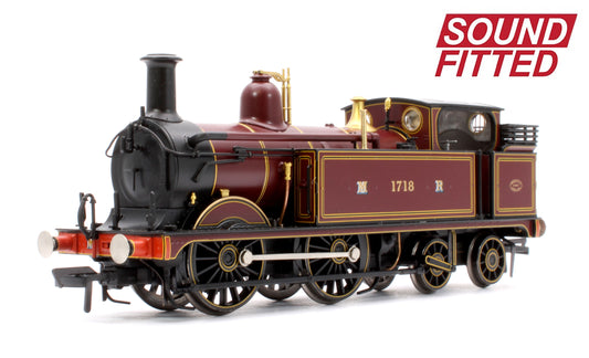 MR 1532 Tank 1718 Midland Railway Crimson Lake Steam Locomotive - DCC Sound