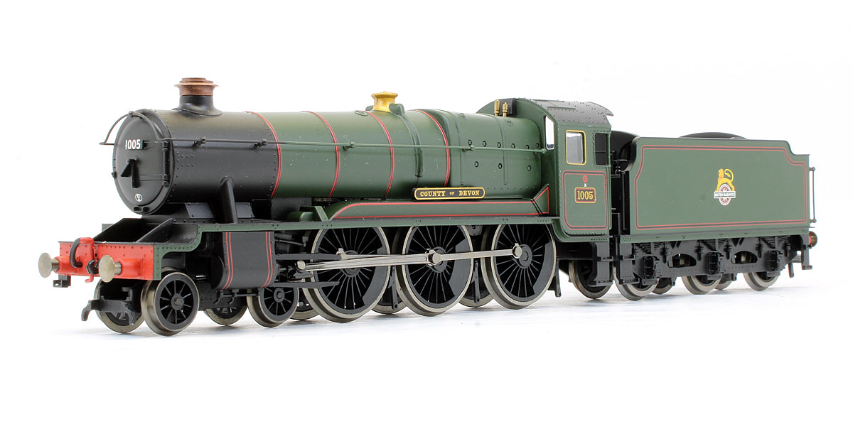 Pre-Owned BR Green 4-6-0 County Class 'County Of Devon' 1005 Steam Locomotive - DCC Fitted