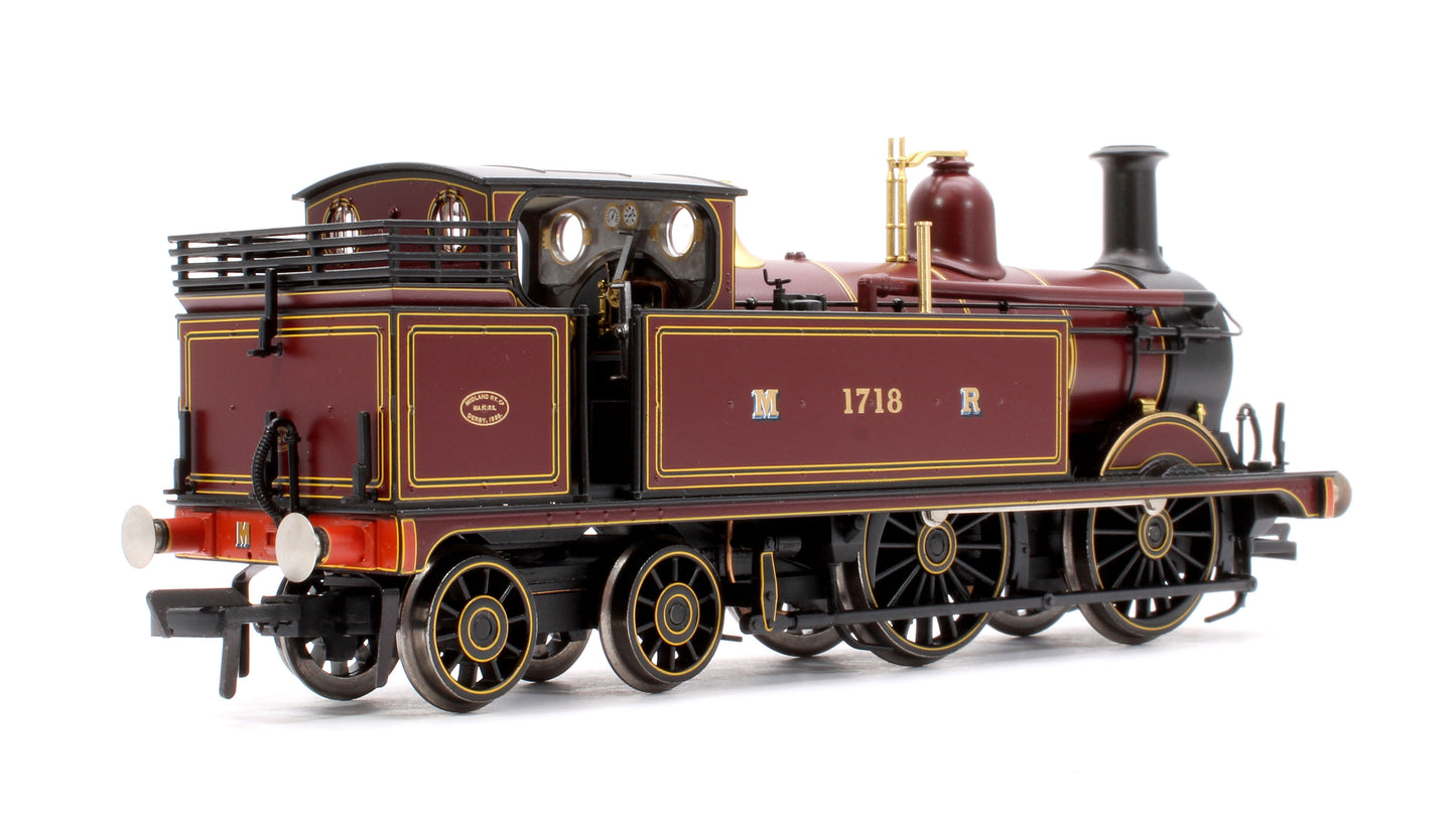MR 1532 Tank 1718 Midland Railway Crimson Lake Steam Locomotive - DCC Sound