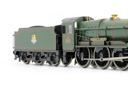 Pre-Owned BR Green 4-6-0 County Class 'County Of Devon' 1005 Steam Locomotive - DCC Fitted