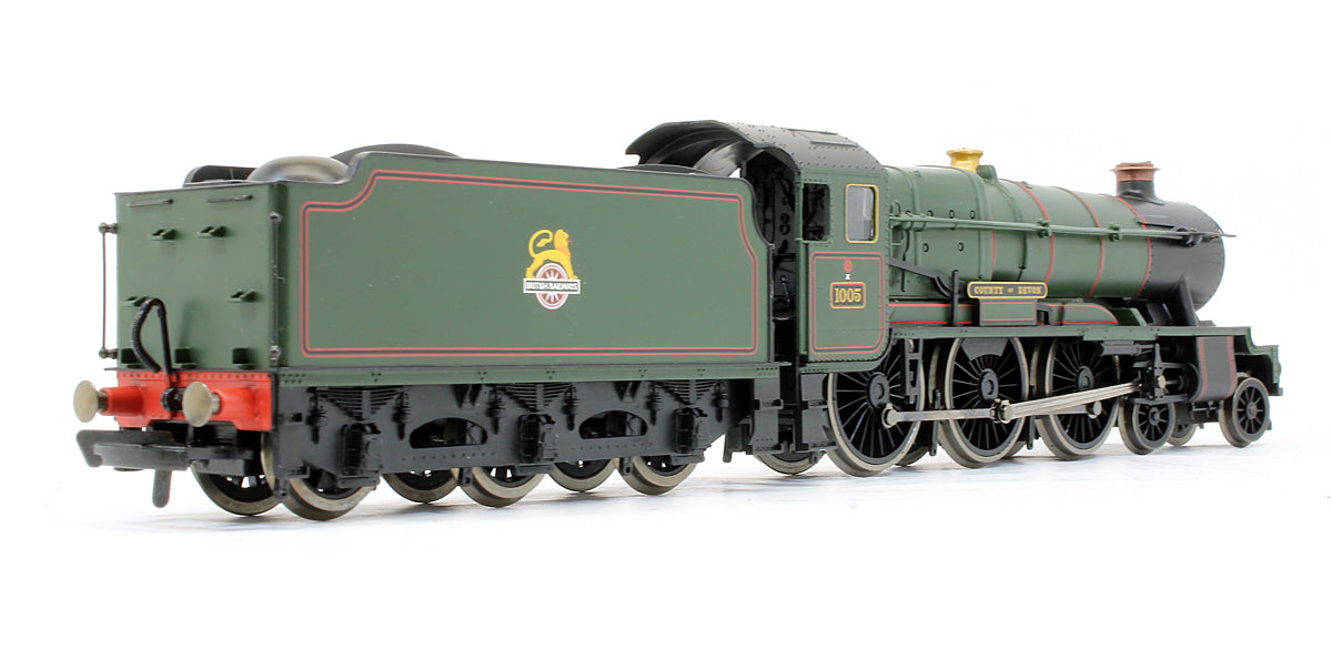 Pre-Owned BR Green 4-6-0 County Class 'County Of Devon' 1005 Steam Locomotive - DCC Fitted