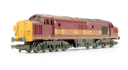 Pre-Owned Set Of 2 EWS Class 37 Diesel Locomotives Powered & Dummy (Weathered)