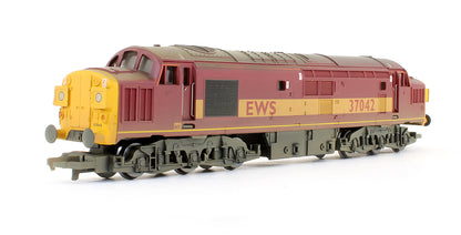 Pre-Owned Set Of 2 EWS Class 37 Diesel Locomotives Powered & Dummy (Weathered)
